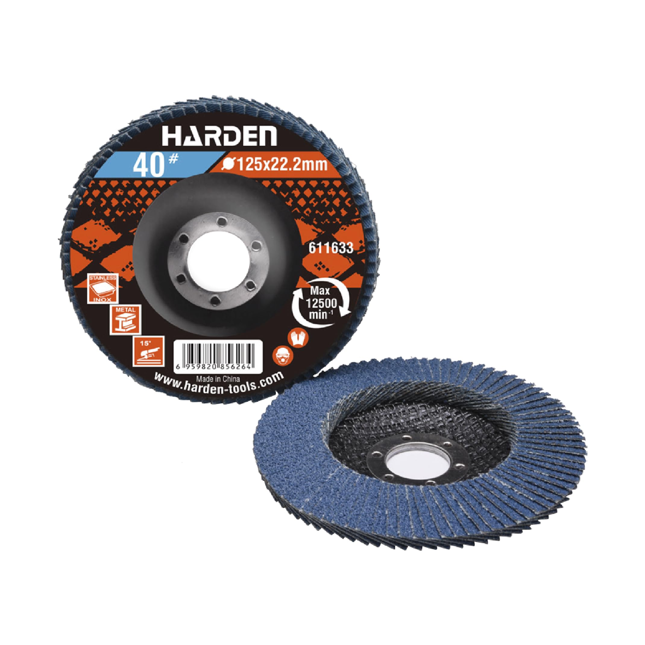 FLAP DISC 4.1/2" GRAO 40