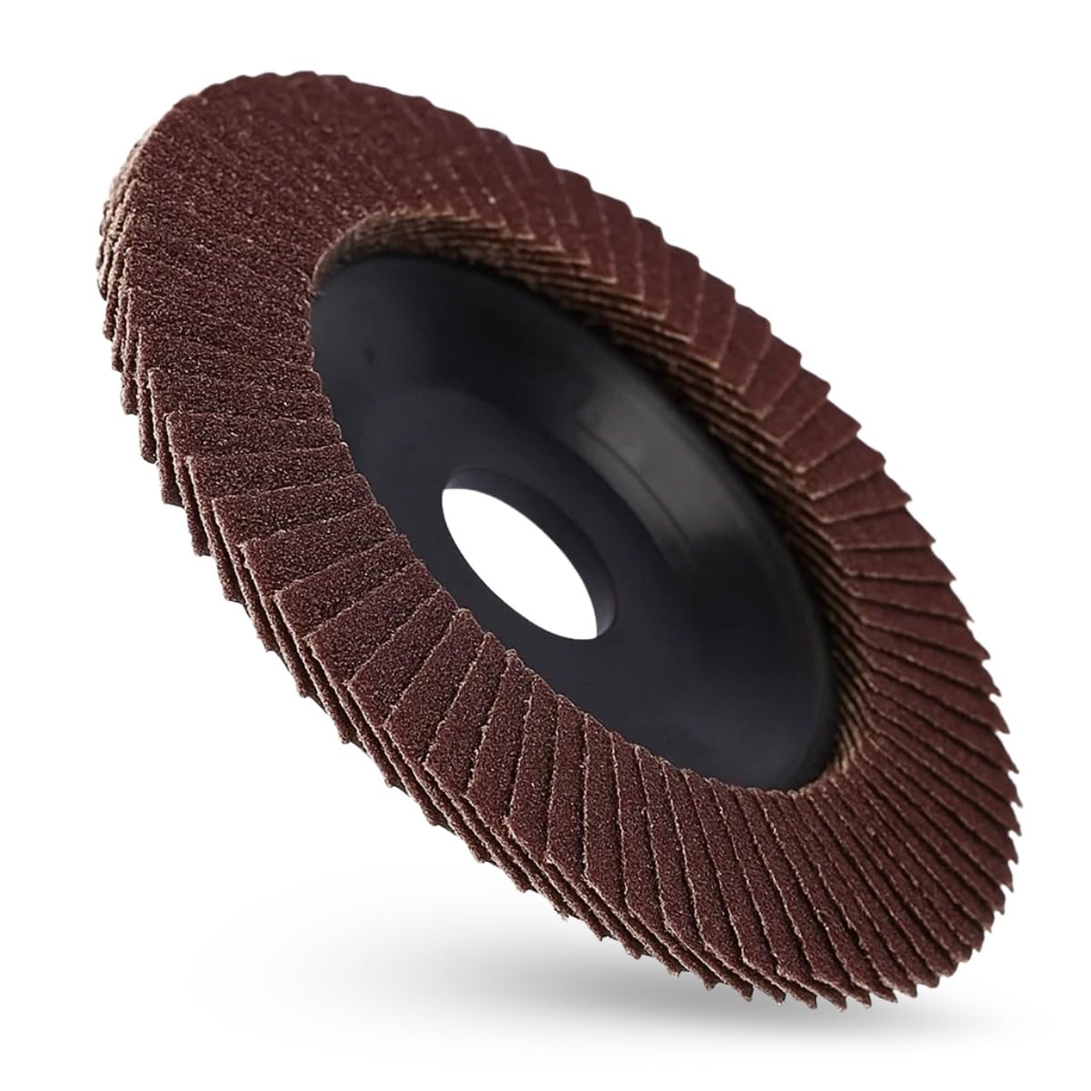 Disco de Lixa Flap Profissional, 100mm, Grão 70, Kit com 10 Unidades para Metal e Madeira, Alta Remoção e Acabamento, Formato Abrasivo com Suporte Reforçado