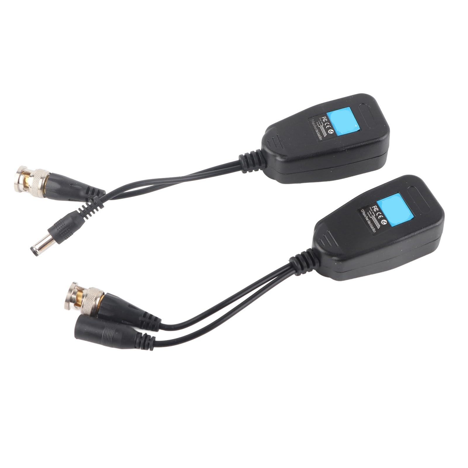 Generic Transceptor Balun de Potência de Vídeo CCTV Passivo 1 par Coaxial Compacto para Conector RJ45 para Sistemas de CFTV HD-CVI e HD-TVI