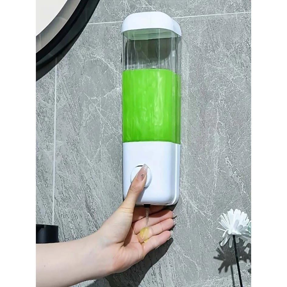 Dispenser Parede Recarregável Sabão Detergente - Higiênico Banheiro Cozinha 300ml.