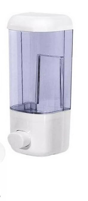 Dispenser de Parede para Sabonete Líquido Álcool Gel e Detergente 540ml Transparente