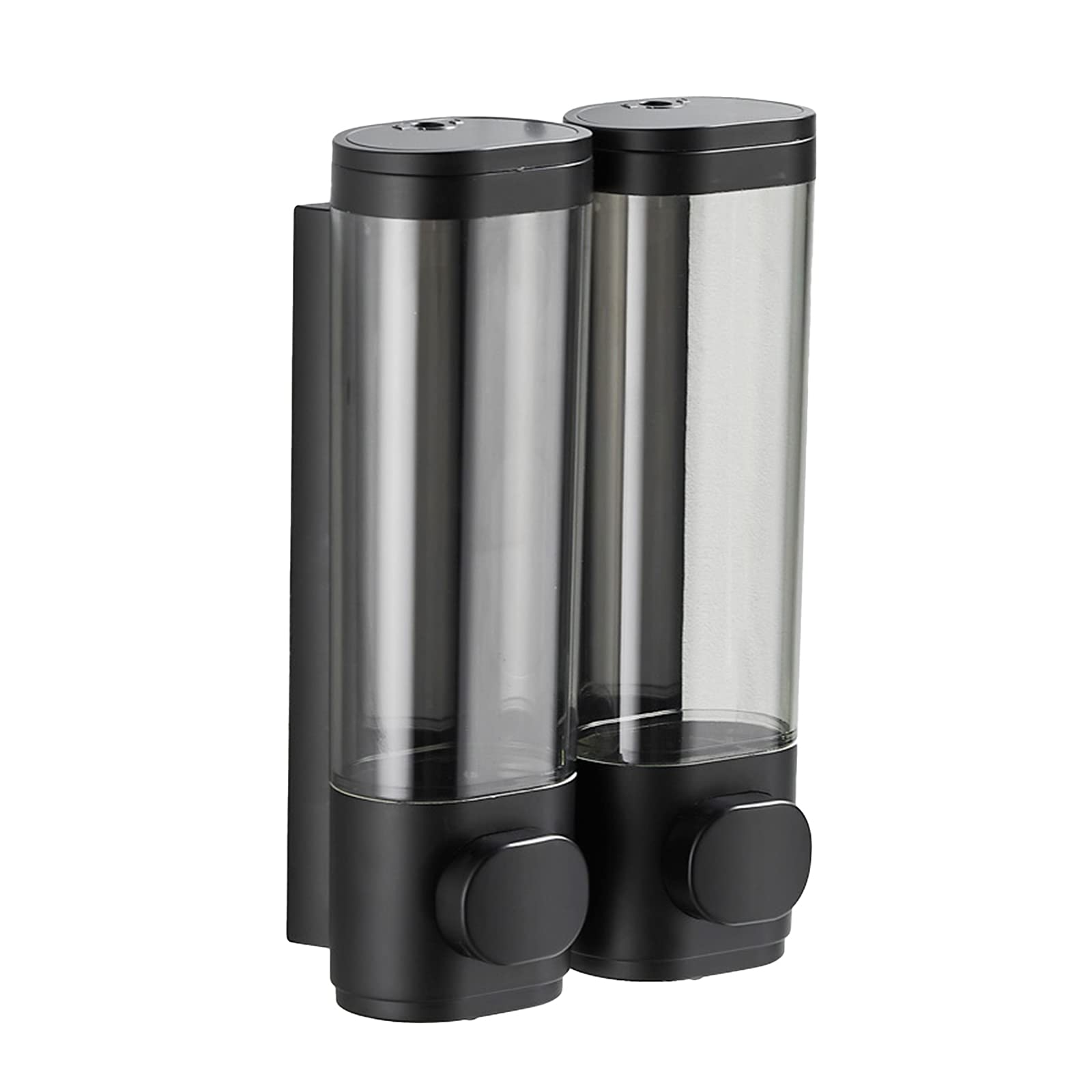 Dispenser Parede Cozinha 600mL Com Trava Para Sabonete Shampoo | Transparente, Recarregável, Antivazamento, ABS, Montag, Parede, 600mL, Banheiro, Cozinha