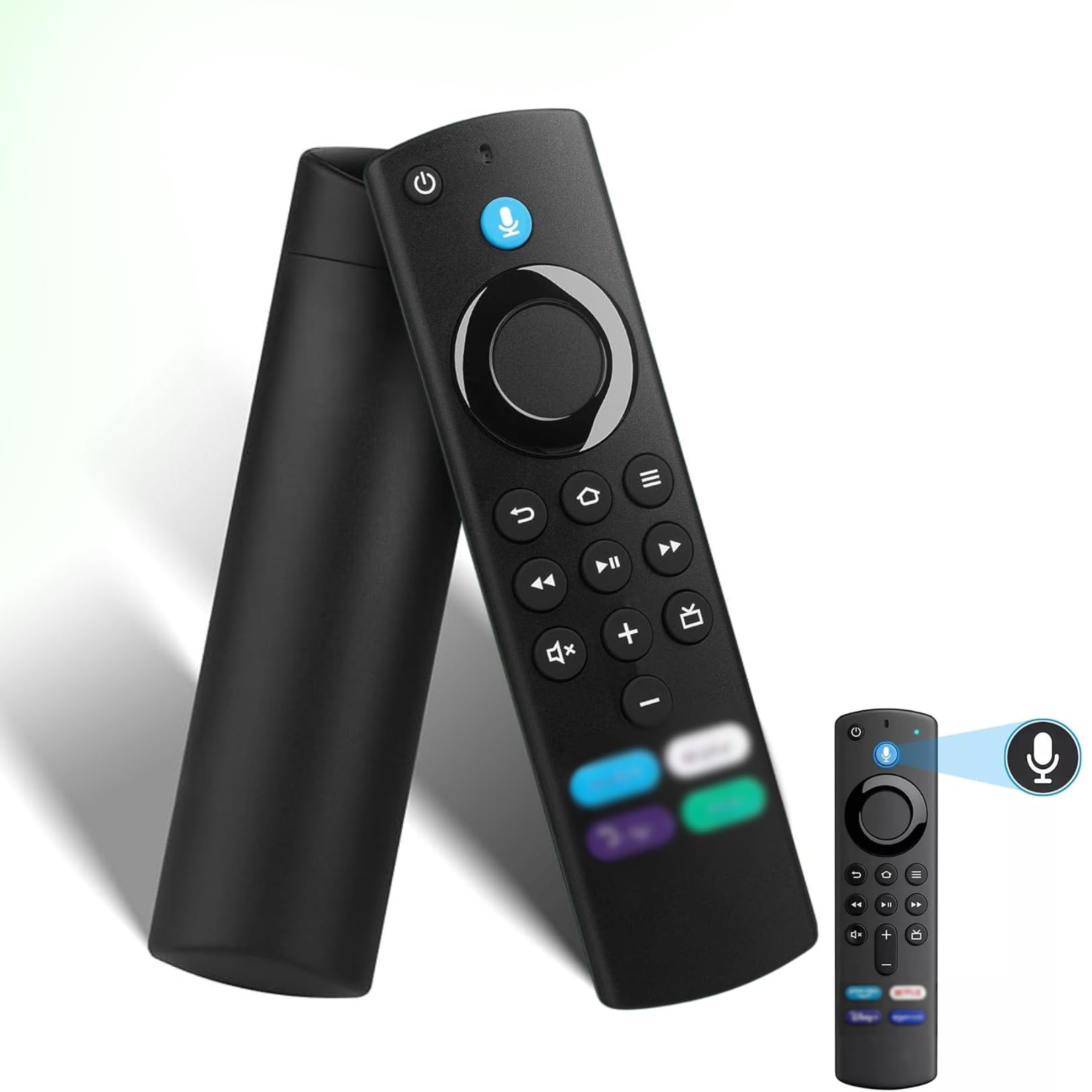 Controle Remoto Compatível com Amazon Fire TV Stick Lite, 4K e 4K Max | Bluetooth, Alexa Integrada, Atalhos Netflix Prime Video Disney+