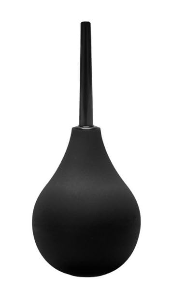 Ducha Higiênica Unissex 89ml, Portátil Íntima Ginecológica com Bomba de Sucção e Aplicador, Azul, PVC e ABS (Preto)