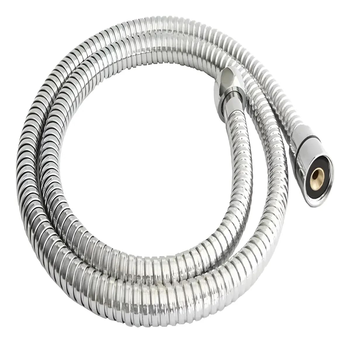 Engate Mangueira Flexível Inox 1,20m Universal para Ducha Higiênica em Metal Cromado de Longa Durabilidade com Instalação de Parede e Design Moderno