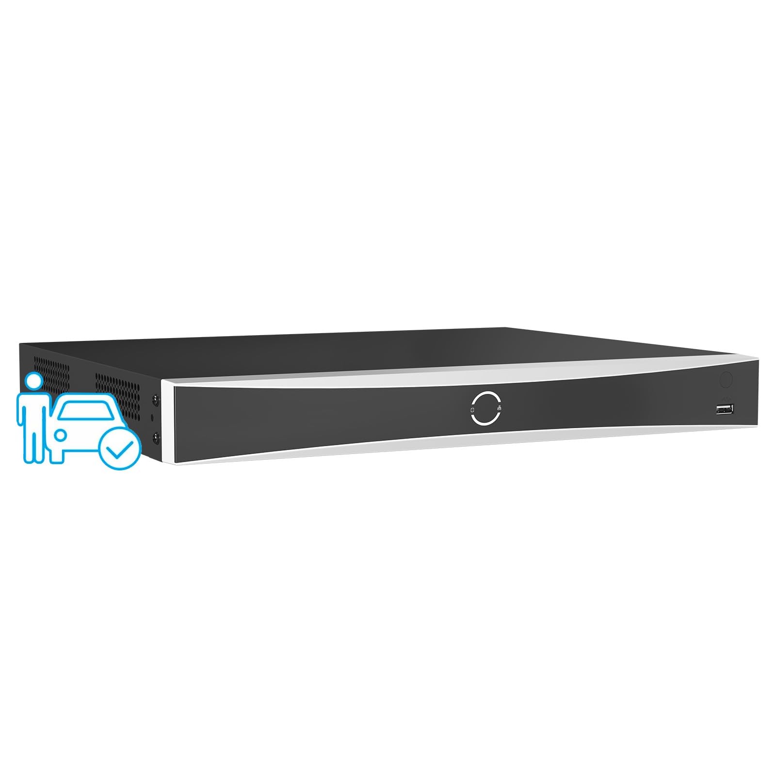 Anpviz NVR PoE de 12 MP 32 CH, 16 portas H.265+ gravador de vídeo em rede, suporta câmeras IP PoE de 12 MP, 2 HDD SATA de até 20 TB (não incluídas), gravação 24 horas por dia, 7 dias por semana, para