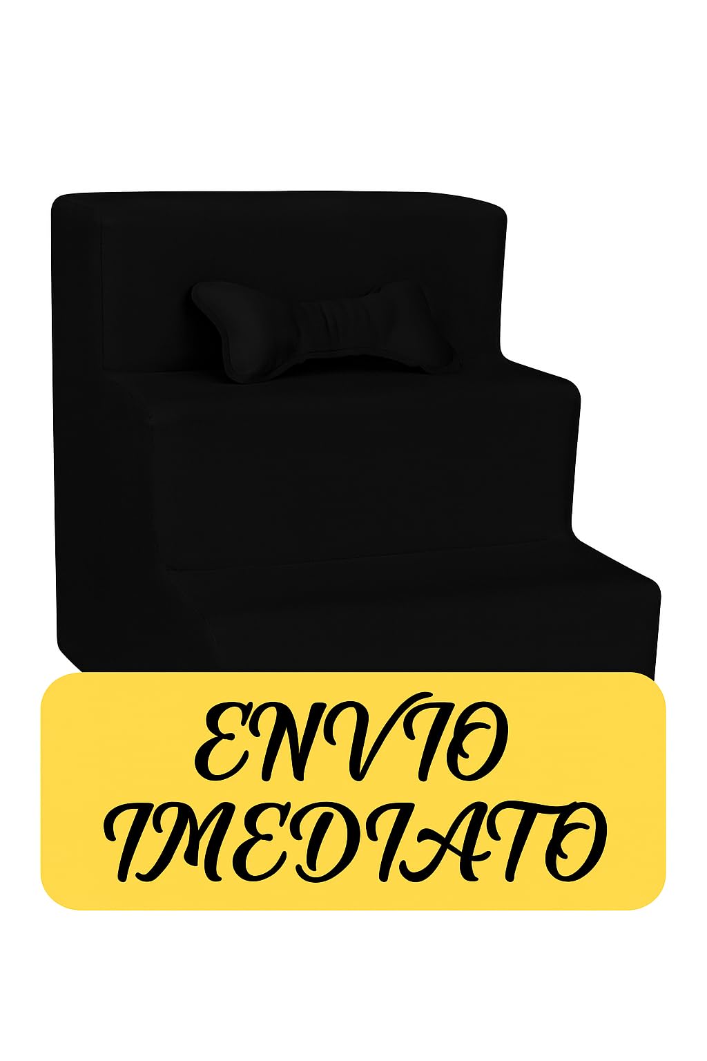 Escada Escadinha Para Pet 3 Degraus Premium madeira suporta ate 30Kg caes e gatis BRINDE OSSO conforto segurança qualidade vida e mobilidade subir cama sofa