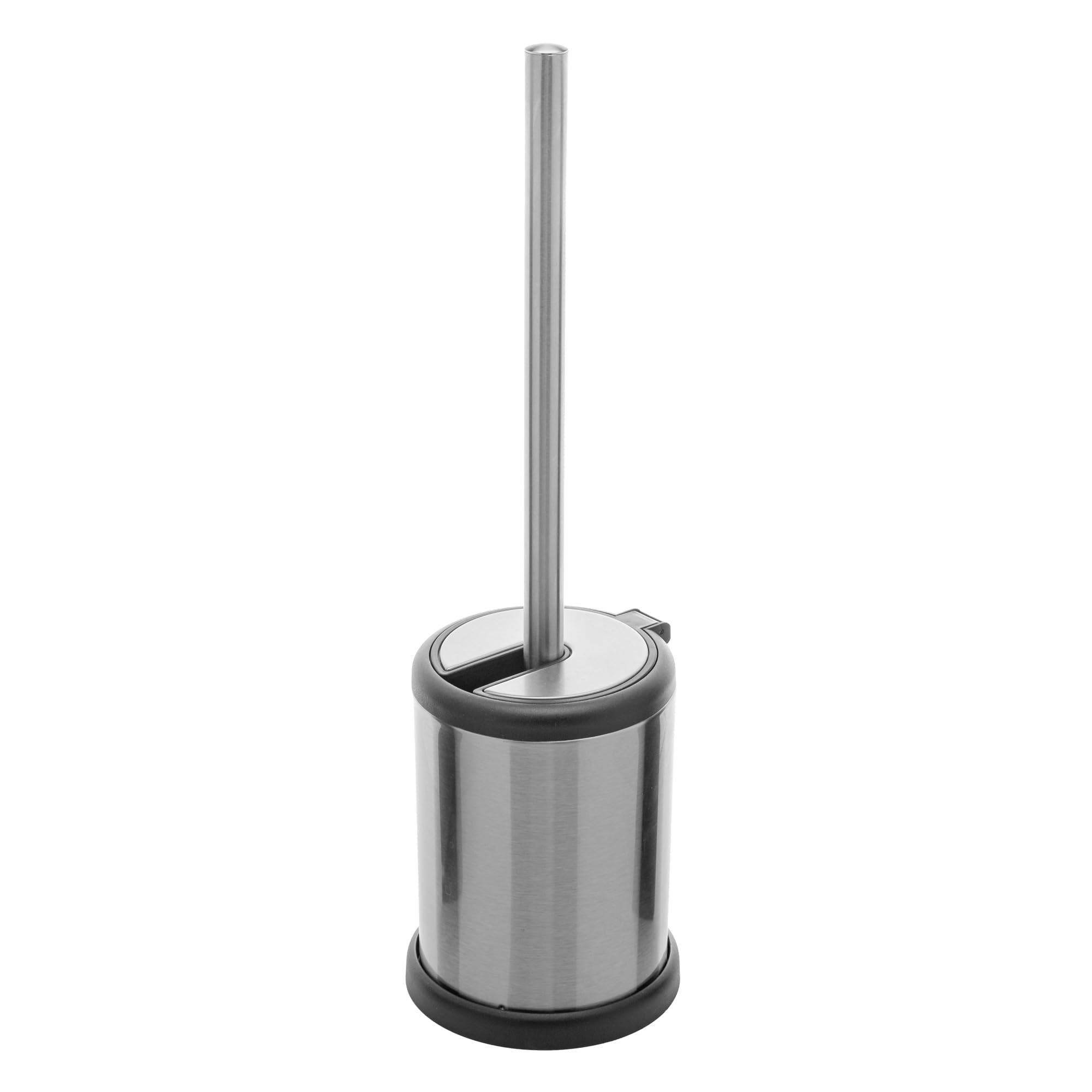 LYOR - Escova Sanitária de Aço Inox com Suporte e Tampa 11,5cm x 39cm