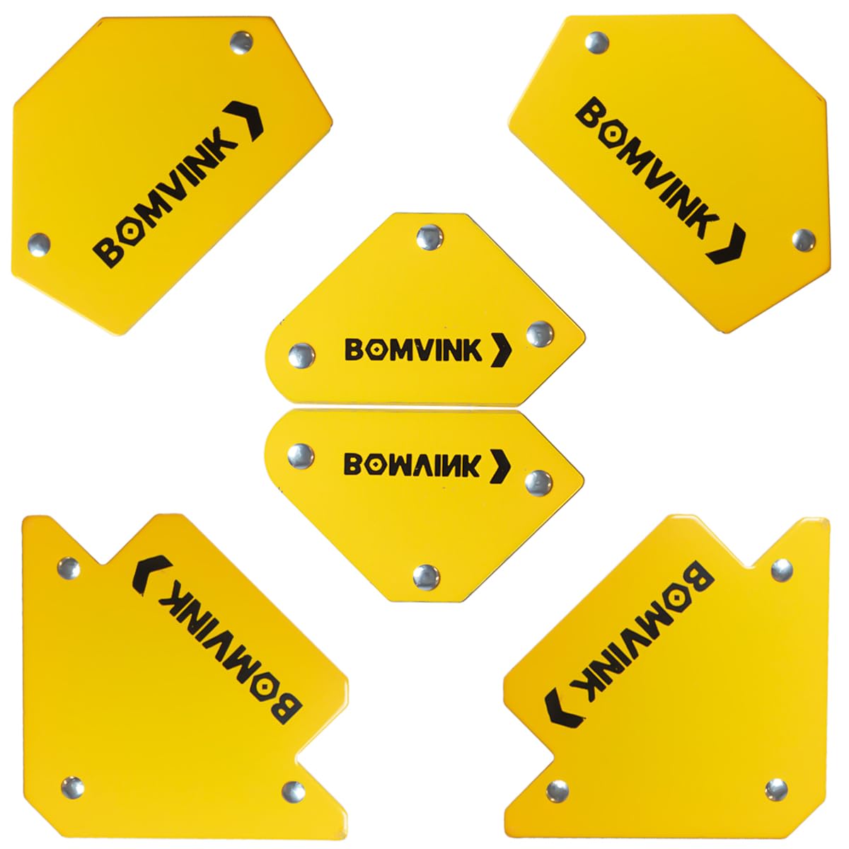 Kit 6 Esquadro Magnético Para Solda 11Kg 25lbs Para Solda Serralheiro