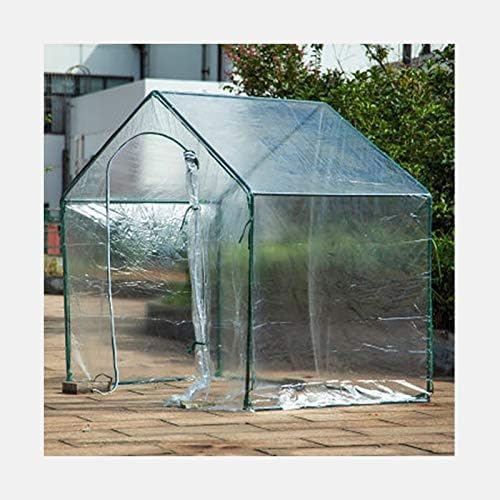 Casas Verdes Para Exteriores, Barraca De Inverno De Plantas Anti-neve, Manter Quente, Não Acumula Água, Ventilação Portátil Dobrável, Estufa Pequena, 2 Cores,Claro,180x105x153cm,Striking44