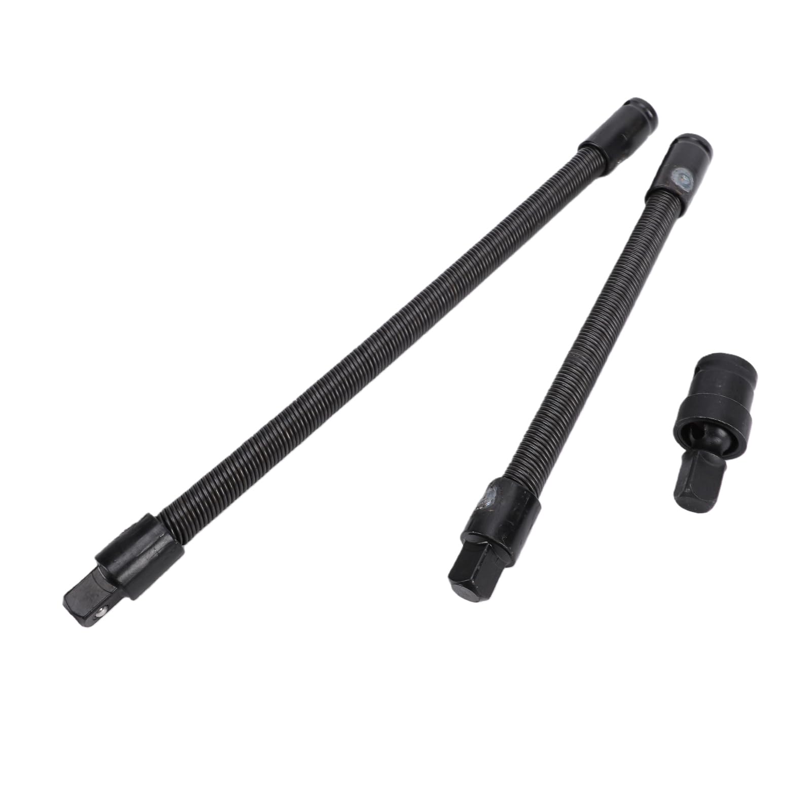 Cryfokt Extensão de Soquete Flexível Unidade de 1/2 Polegada 250 Mm 350 Mm Extensor de Chave de Aço CRV Com Junta Universal de 360 ° Travamento Com Mola para Soquetes de Torque Chaves Elétricas