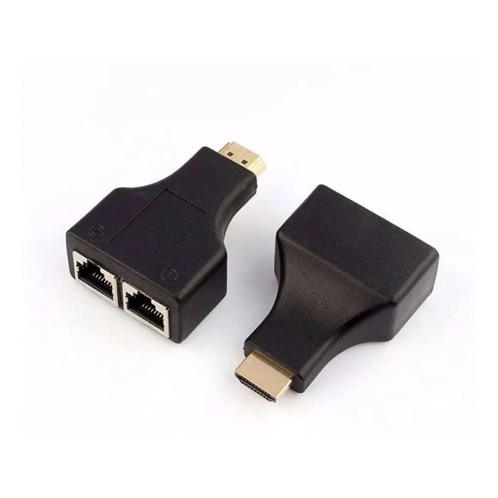 SODIAL Extensor Hdmi 3d 30 Metros Via Cabo De Rede Utp Rj45 Cat5e/6
