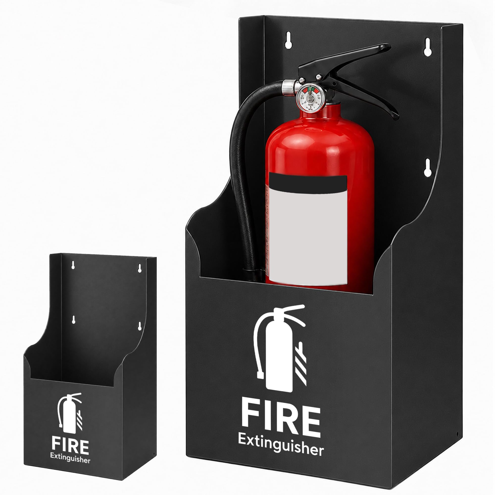 Suporte de extintor de incêndio, suporte de extintor de incêndio resistente, serve para suporte de extintor de incêndio de 2,3 a 4,5 kg para casa, carro, caminhão, garagem, trailer, barco