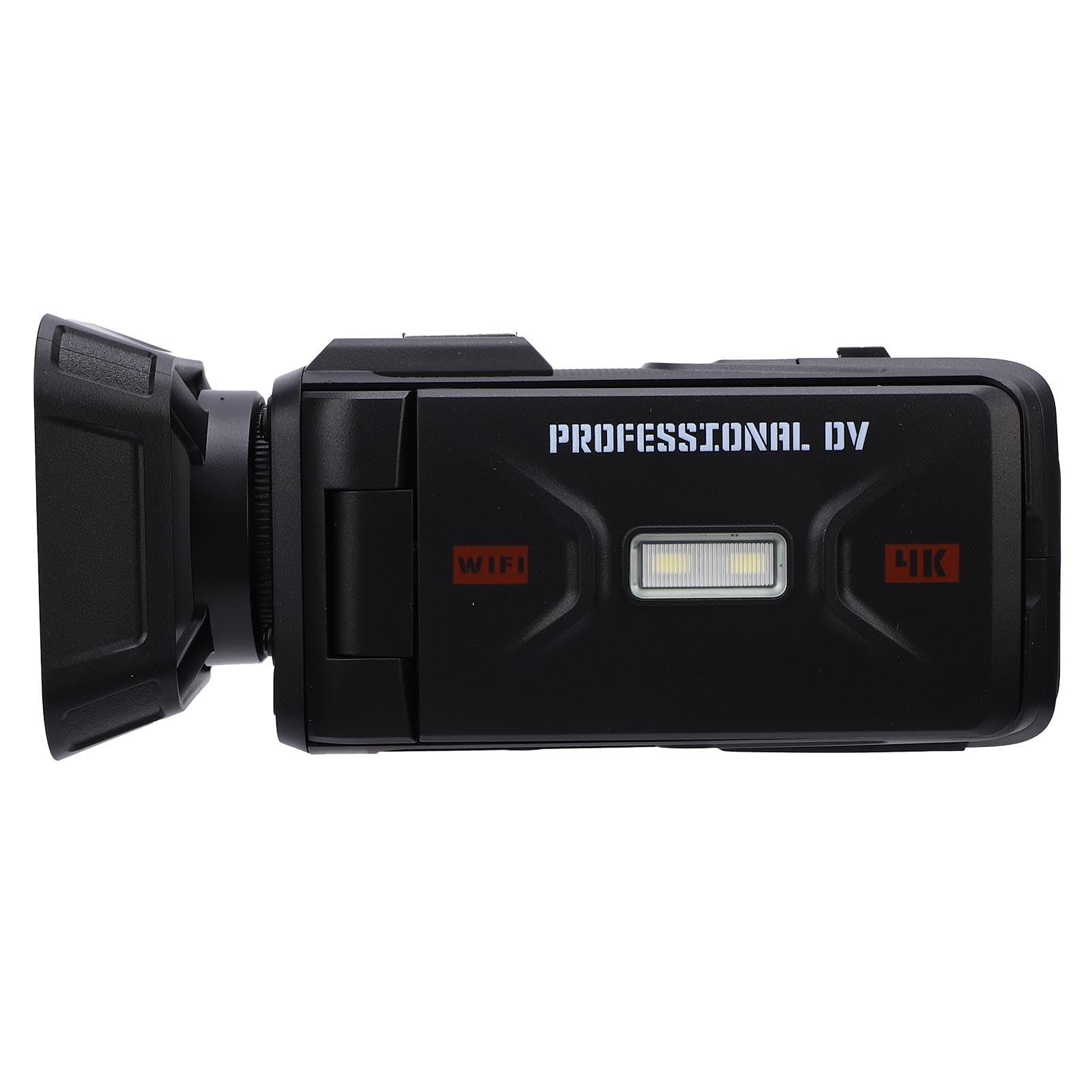 Asixxsix 4K Video Camera Camcorder, 2500mAh 64MP Vlogging Camera 18X Digital Zoom, 3.0 Inch Rotating Screen, WiFi, USB Interface, Digital Camera for Growth Recording, Travel (BLACK)