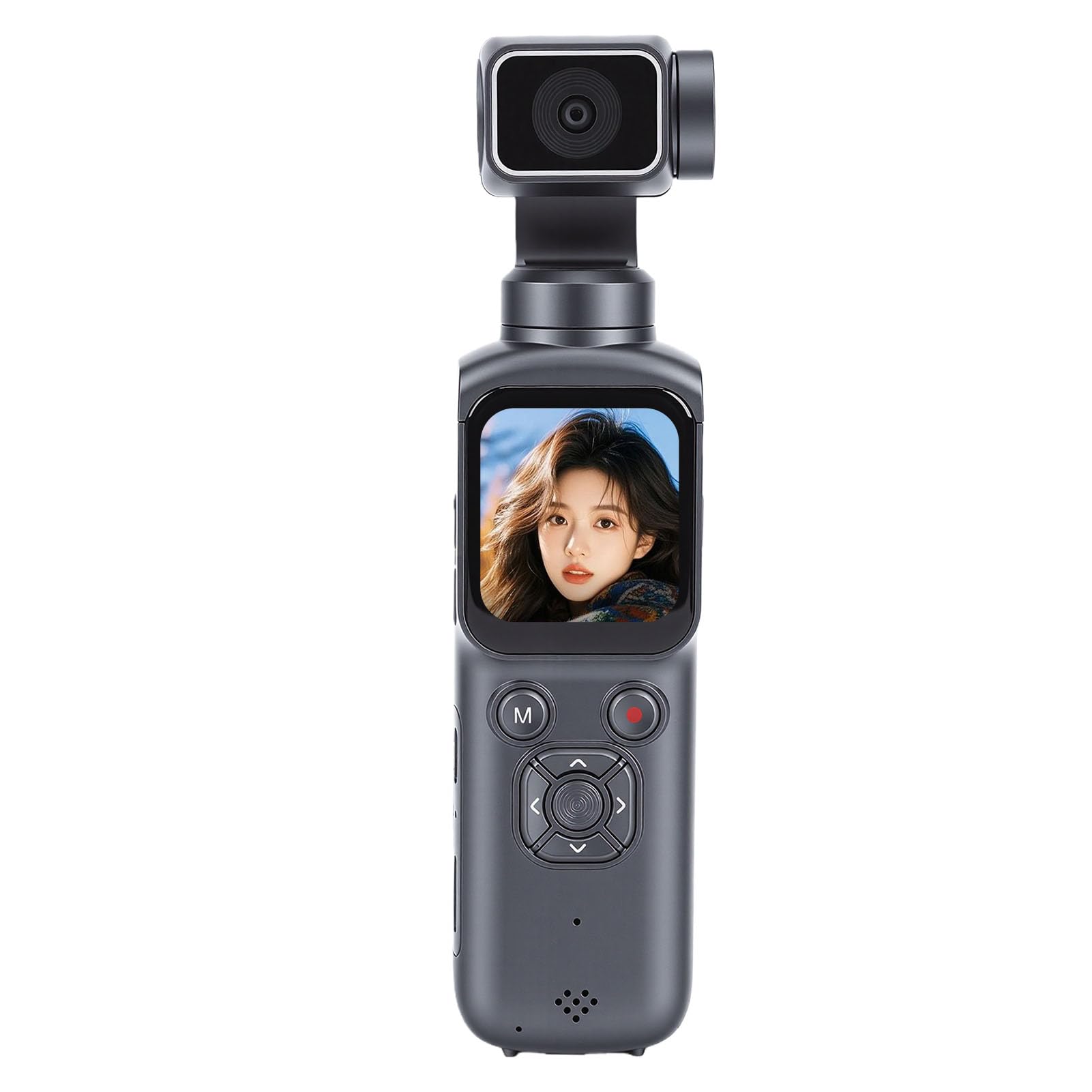 GOWENIC Câmera de Vídeo Portátil 4K, Câmera de Vlogging Portátil WiFi de 64 MP, Anti-vibração, Gravador de Vídeo Digital, Filmadora Leve para Viagens Ao Ar Livre Gravação de Vlog No