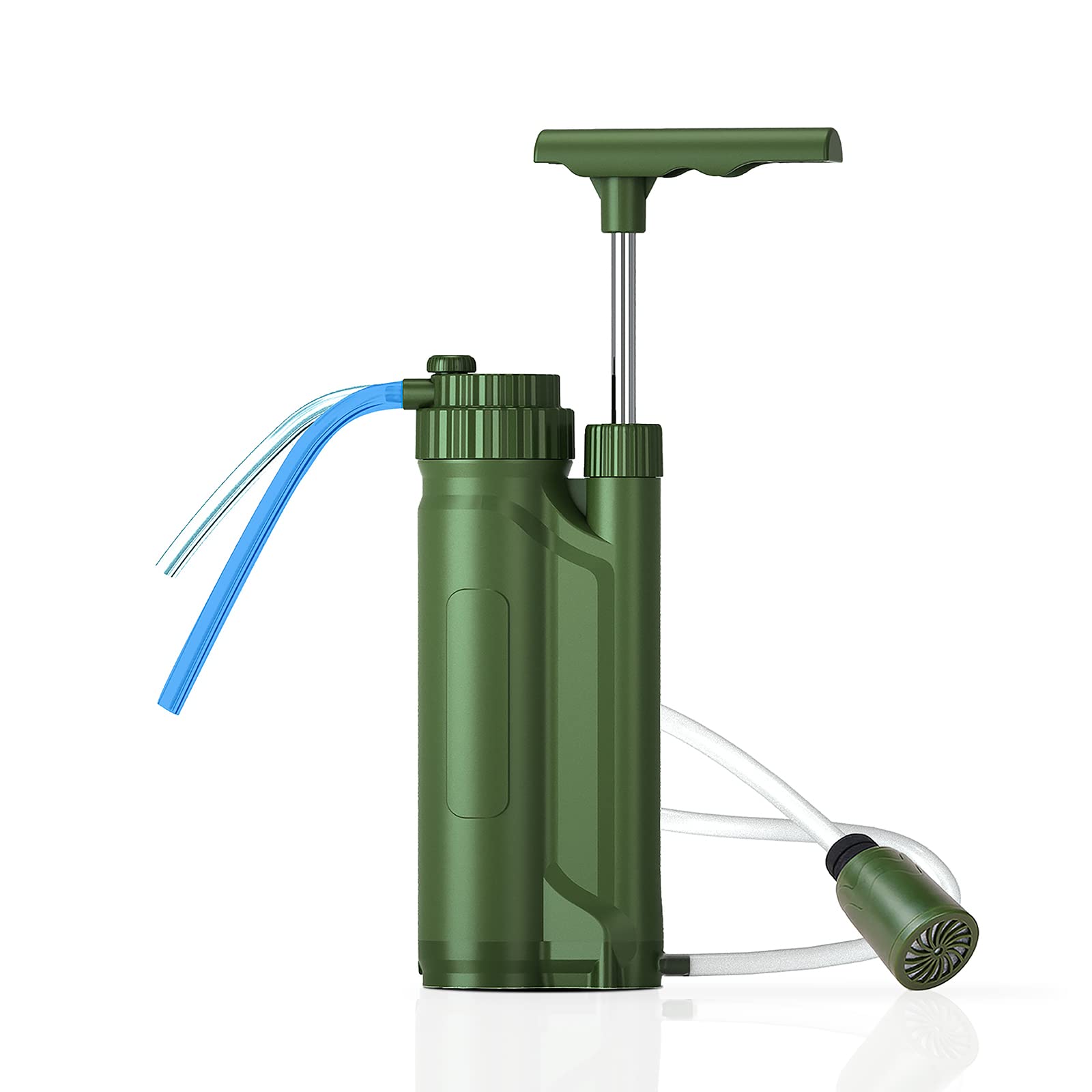 Purificador De Água Portátil Osmose Reversa 415g Filtro 8000L Para Camping | Leve, , Emergência, Trilha, Rio, Lago, 8.000L, Sobrevivência