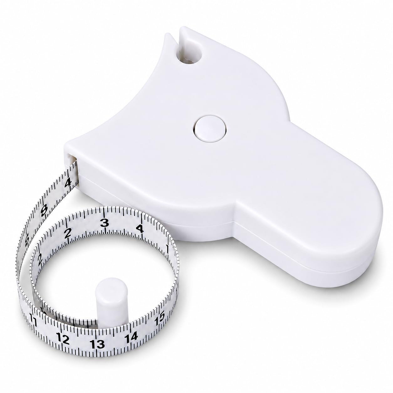 Fita Métrica Corporal Retrátil 150cm, Trena Antropométrica para Medidas de Cintura, Abdômen, Braço, Perna e Quadril, Medidor Corporal Fitness, Dieta, Costura e Modelagem, Régua Flexível Portátil