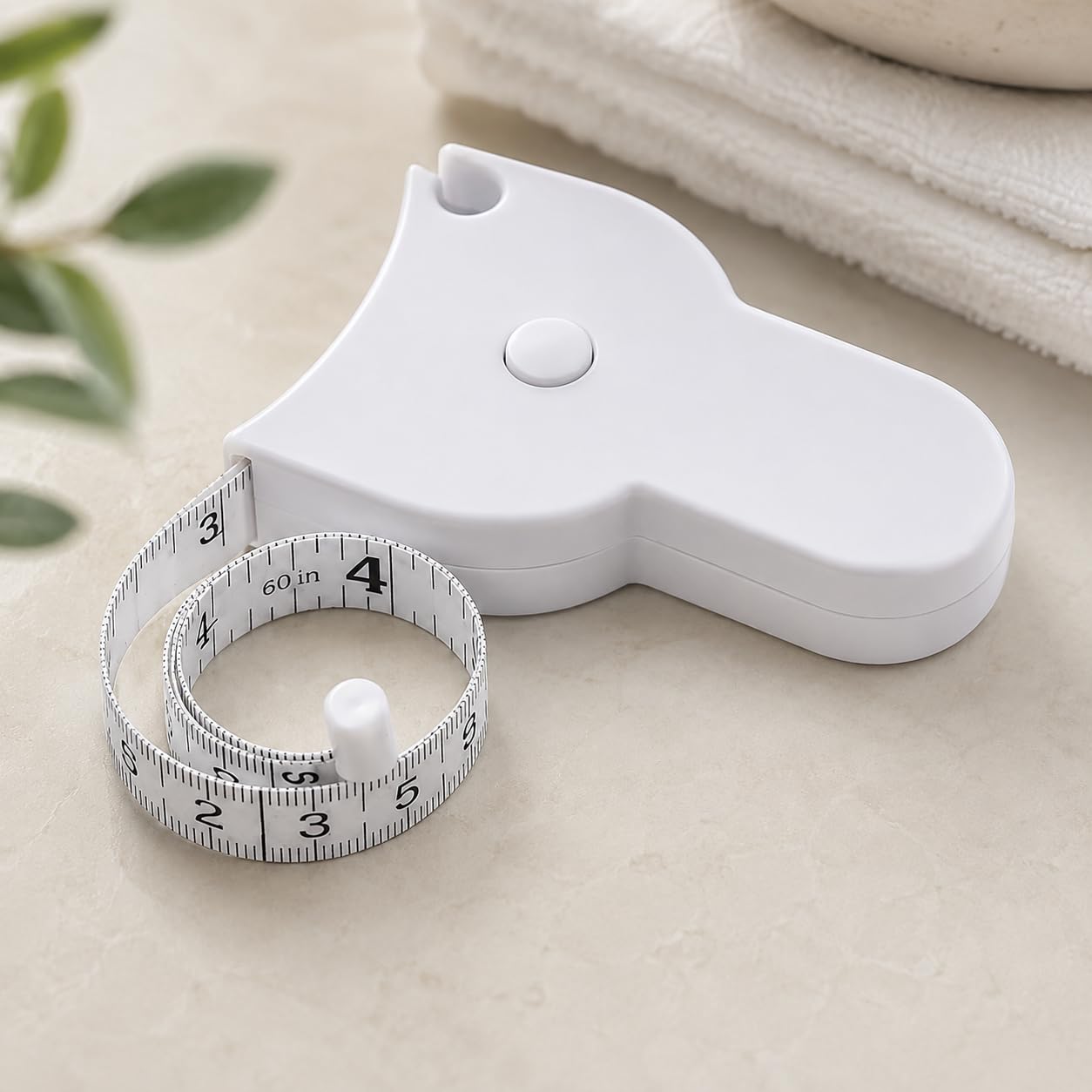 Fita Métrica Corporal Retrátil 150cm Medição Precisa de Circunferência e Progresso Fitness, Compacta, Portátil, Ideal para Acompanhamento de Medidas Corporais em Dietas, Treinos e Avaliações Fitness