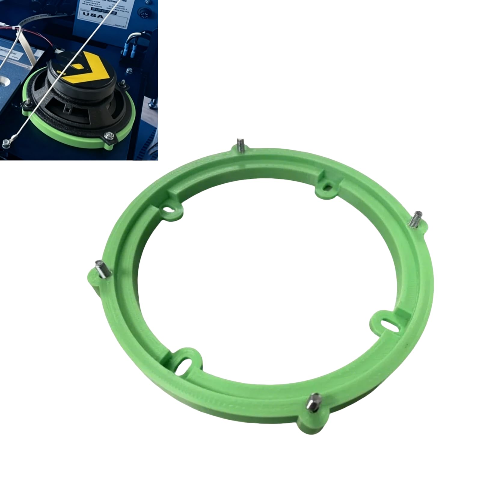 Anel adaptador de alto-falante de 10 a 13 cm compatível com máquinas de pinball Stern, suporte de atualização compatível com alto-falantes Kicker CSC5, conversão de áudio Arcade