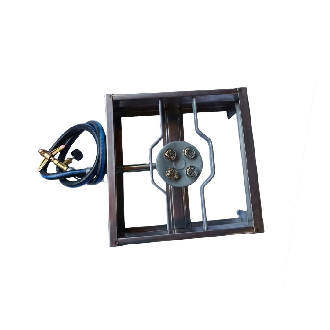 Fogão 1 Boca Inox Portátil, Fogareiro para Camping, Trilha, Pesca e Acampamento, Resistente e Leve