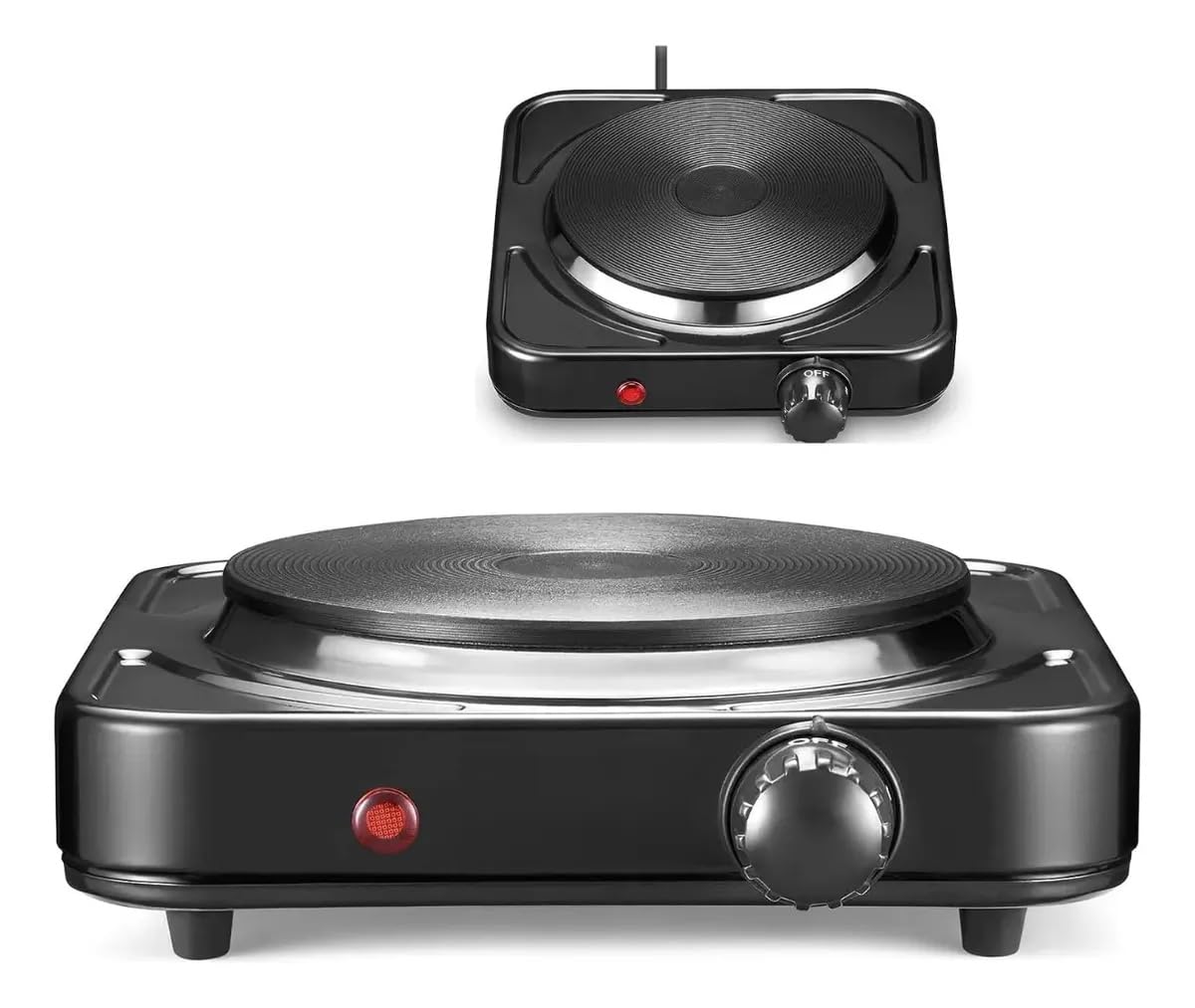 Fogão Fogareiro Elétrico Portátil 1000W Compacto Para Camping 110V
