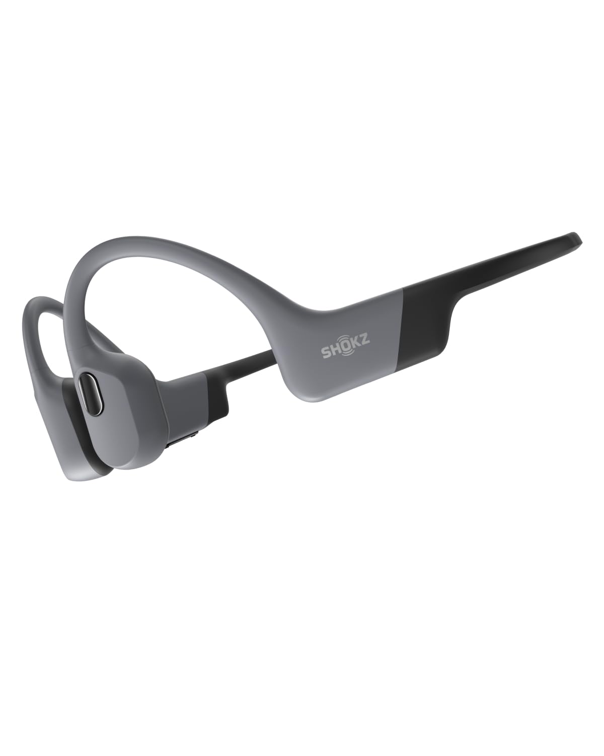 Shokz OpenSwim Pro Fone Esportivo de Condução Óssea para Natação, Cinza | Bluetooth 5.4 | IP68 À Prova D'água | MP3 32GB | Bateria 9h para Natação Corrida Ciclismo | Microfone com Cancelamento Ruído
