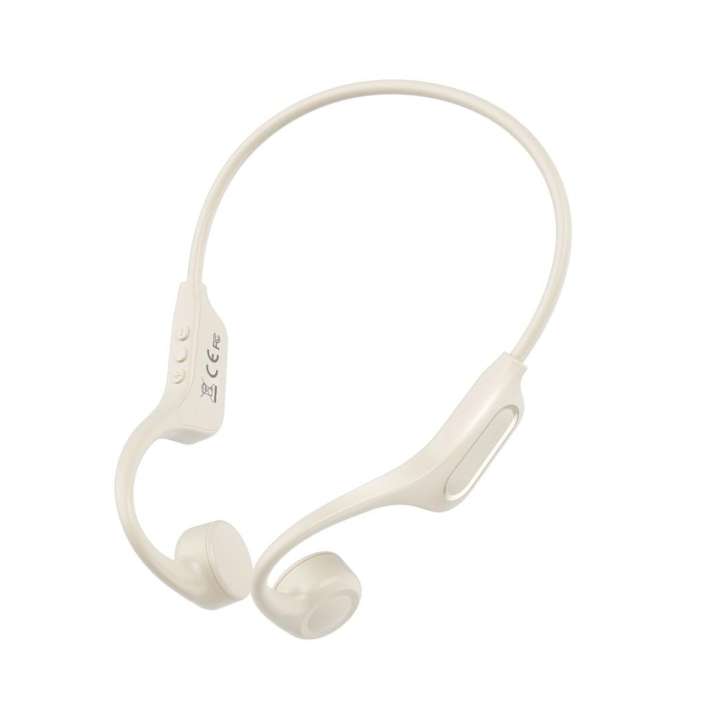 WIWU Marathon Plus Fone Sem Fio Condução Óssea – Bluetooth Wireless Open-Ear Estéreo Leve e Esportivo Conforto Prolongado Construção Resistente Branco Premium