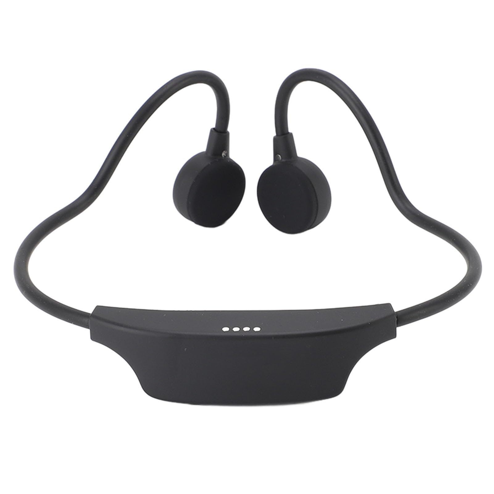 Cryfokt IPX8 Bone Conduction Headphones with Bluetooth 5.3 (Black) | 16 GB de armazenamento, função MP3, perfeito para exercícios físicos, leve e resistente ao suor
