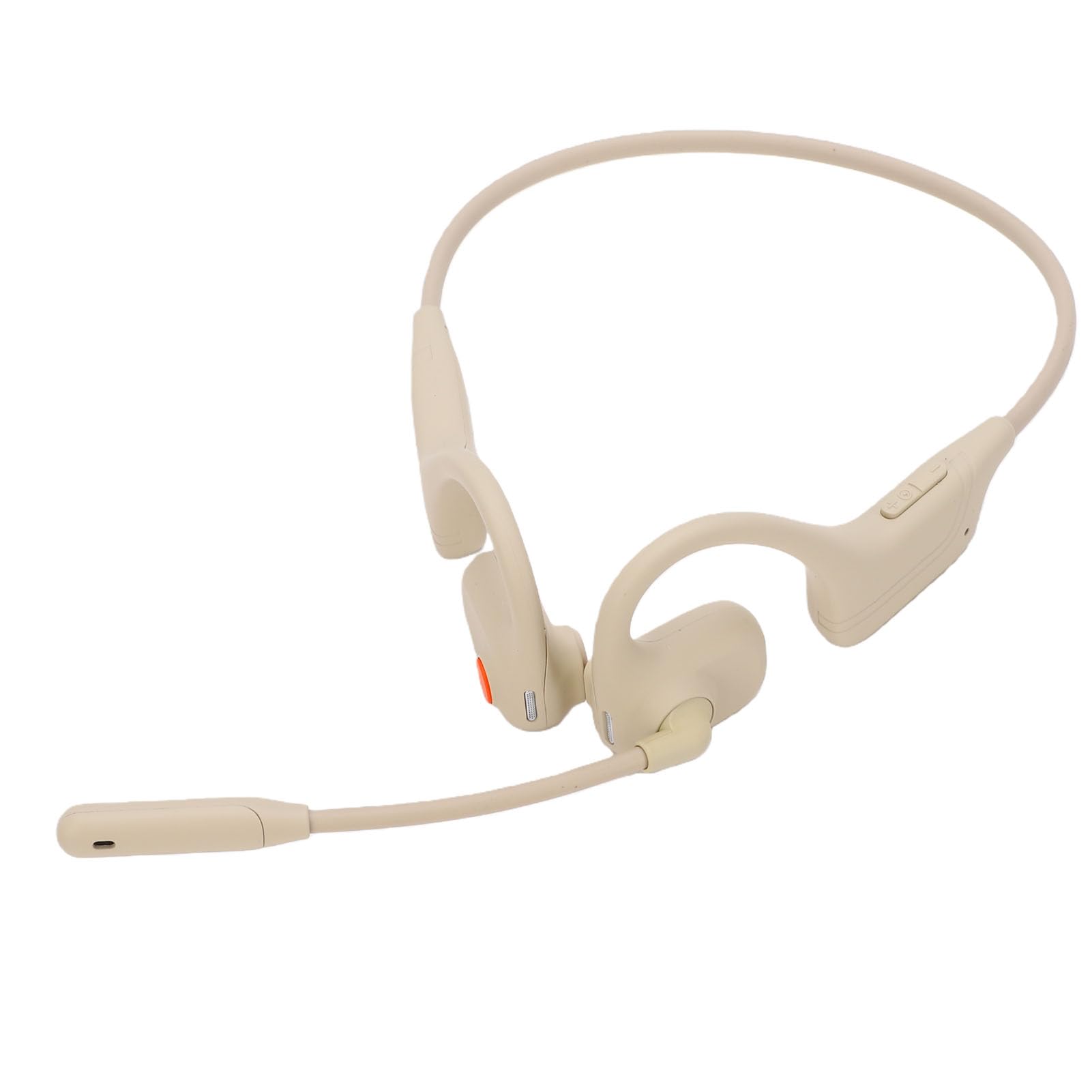 Zopsc Fones de Ouvido de Condução óssea, Fone de Ouvido Aberto Bluetooth 5.3 Com Microfone e Mudo Com Cancelamento de Ruído AI, Fones de Sem Fio à Prova D'água IPX6 para Tr (Damasco)