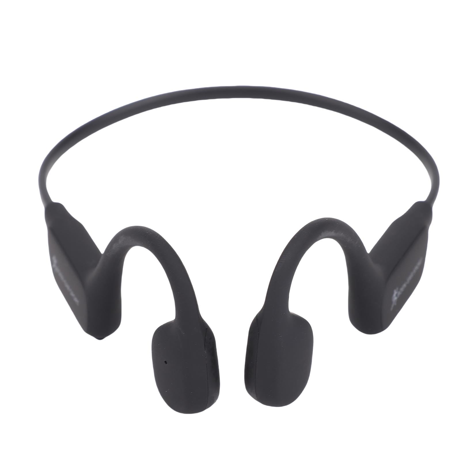Qcwwy Fones de Ouvido de Condução óssea, Fones de Ouvido Esportivos Bluetooth Com Microfone IPX6 à Prova d'água e Com Cancelamento de Ruído, Fone de Esportivo Sem Fio de 18 Horas para Exercícios de