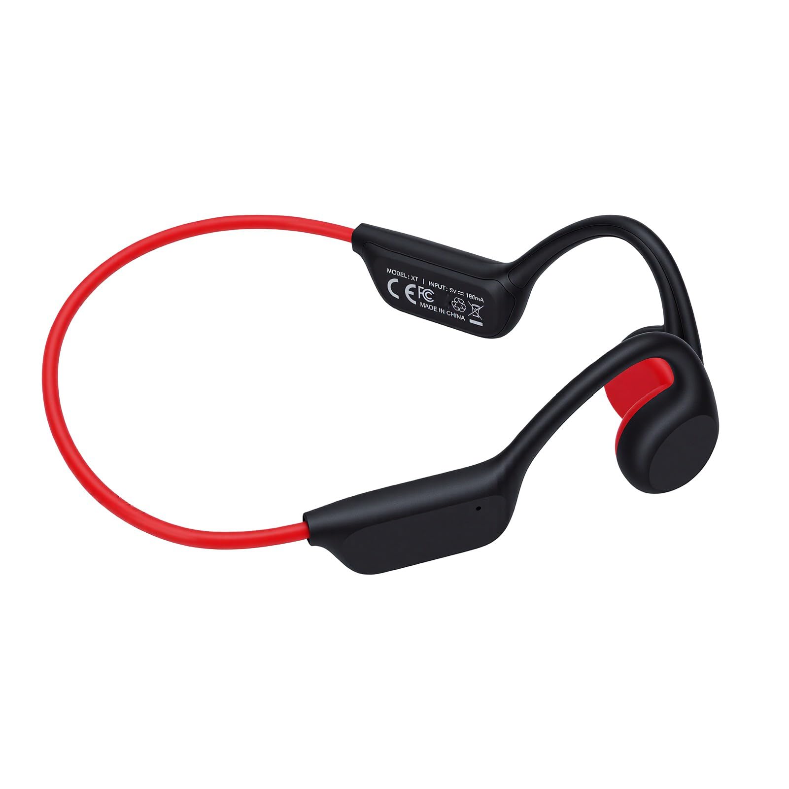 Gonetre Fone de Ouvido de Condução óssea Com MP3 Player de 32 GB, IPX8 à | Fone de Ouvido Esportivo Bluetooth 5.4, Estrutura de Liga de Ti, Reprodução de 4-8h, Design de Ouvido Aberto para Corrida