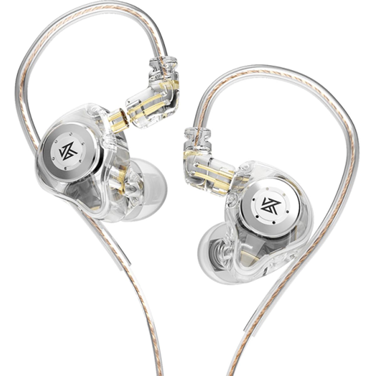 Fone De Ouvido In-Ear EDX PRO Dual Driver, Palco, Profissional [Crystal] (Sem Microfone)