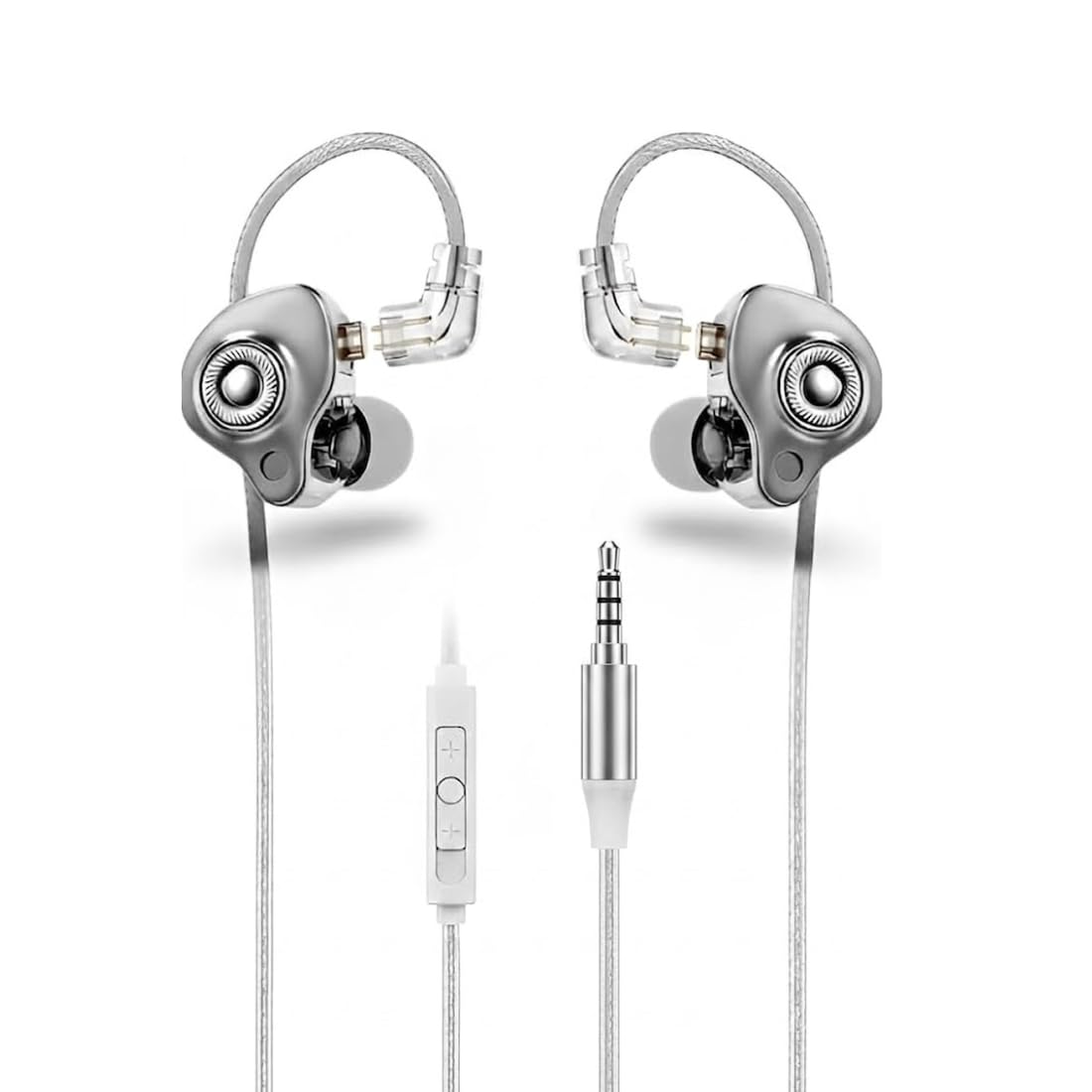 Lecoo 8 Avaliações Mais formas de pagamento Prod Fone de Ouvido P2 com Microfone HD, HiFi, Driver 10mm, Cabo 1,2m, Som Panorâmico 360°, para Android, computador Retornos musicais, Monitor de palco