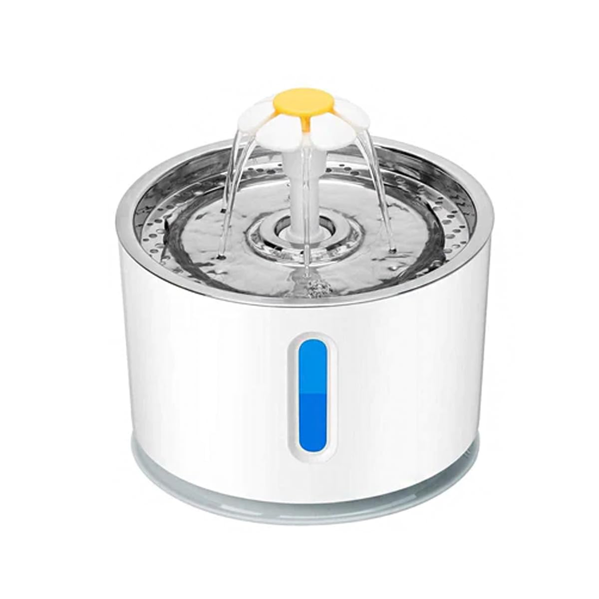 Bebedouro Fonte Água Pet Elétrico Gato Cachorro Dispenser Filtro Silencioso LED 2.4L