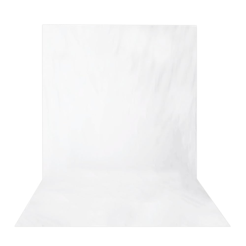 SOU FOTO Fundo Infinito Branco em Tecido Poliéster 2x3m para Estúdio Fotográfico