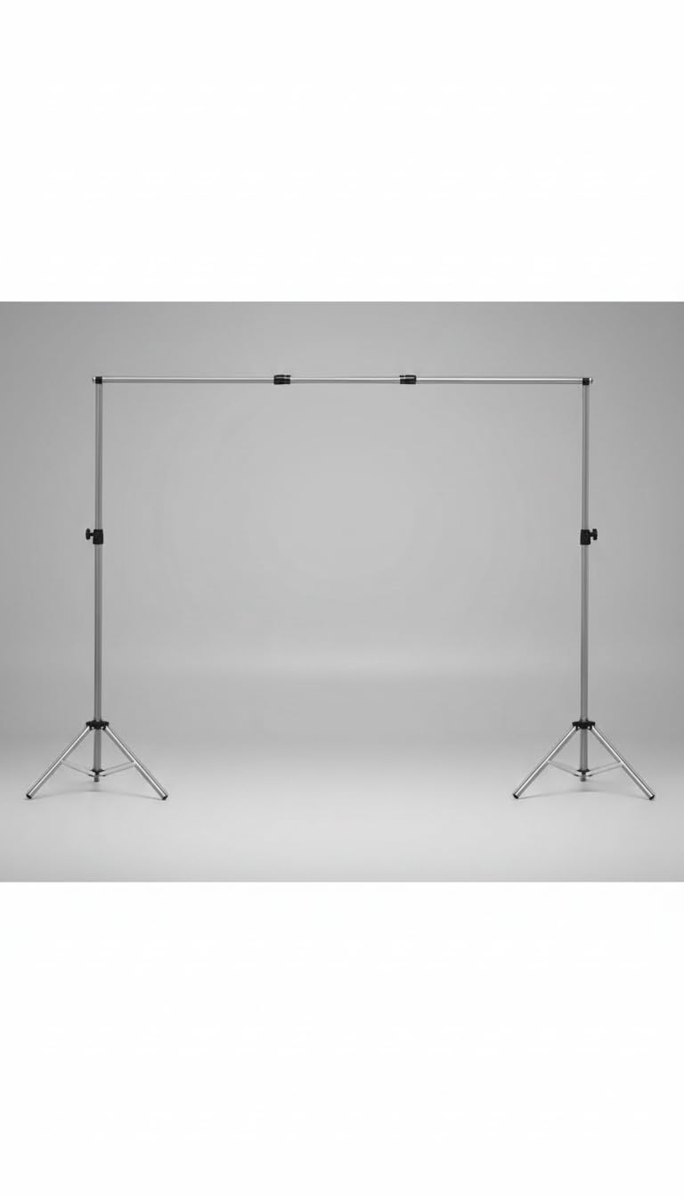 Suporte Fundo Infinito 2m x 2m Alumínio 16 Presilhas