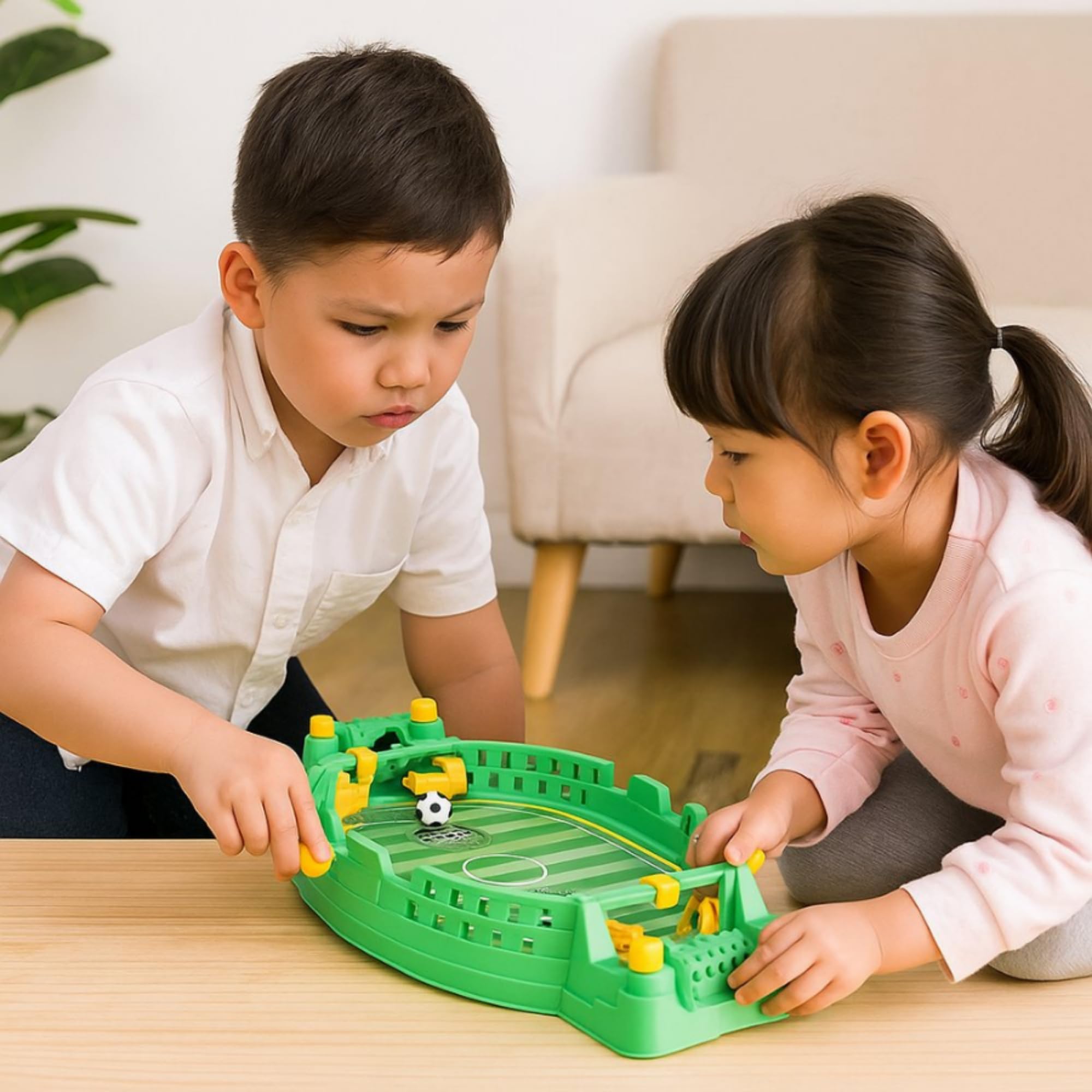 Arena Fut League Mini Jogo Futebol de Mesa, 2 Jogadores, Verde, Plástico ABS, 24x12x3cm, com Bola, 64g