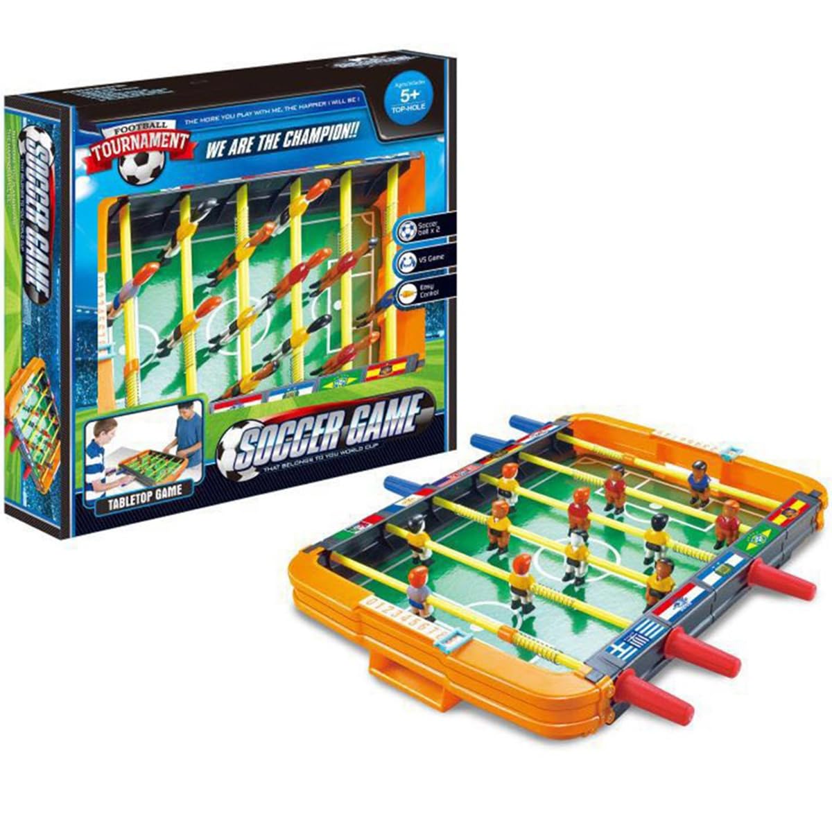Mini Jogo de Futebol Totó Jogos Pebolim Futebol de Mesa Grande Brinquedos Presente Meninm Kizumba