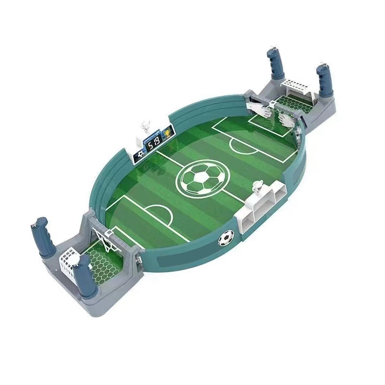 Mini Jogo de Futebol de Mesa para Jogos Emocionantes Em Ambientes Internos e Externos, Ideal para Crianças e Famílias, Material Plástico Leve, Dimensões 42 X 21 Cm