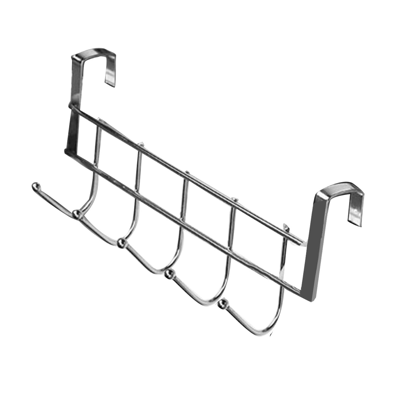 Gancho de porta, cobre resistente sem perfuração sobre o gancho de porta do armário para pendurar toalhas bolsa de roupas, com design de economia de espaço de rolamento de carga forte para organização