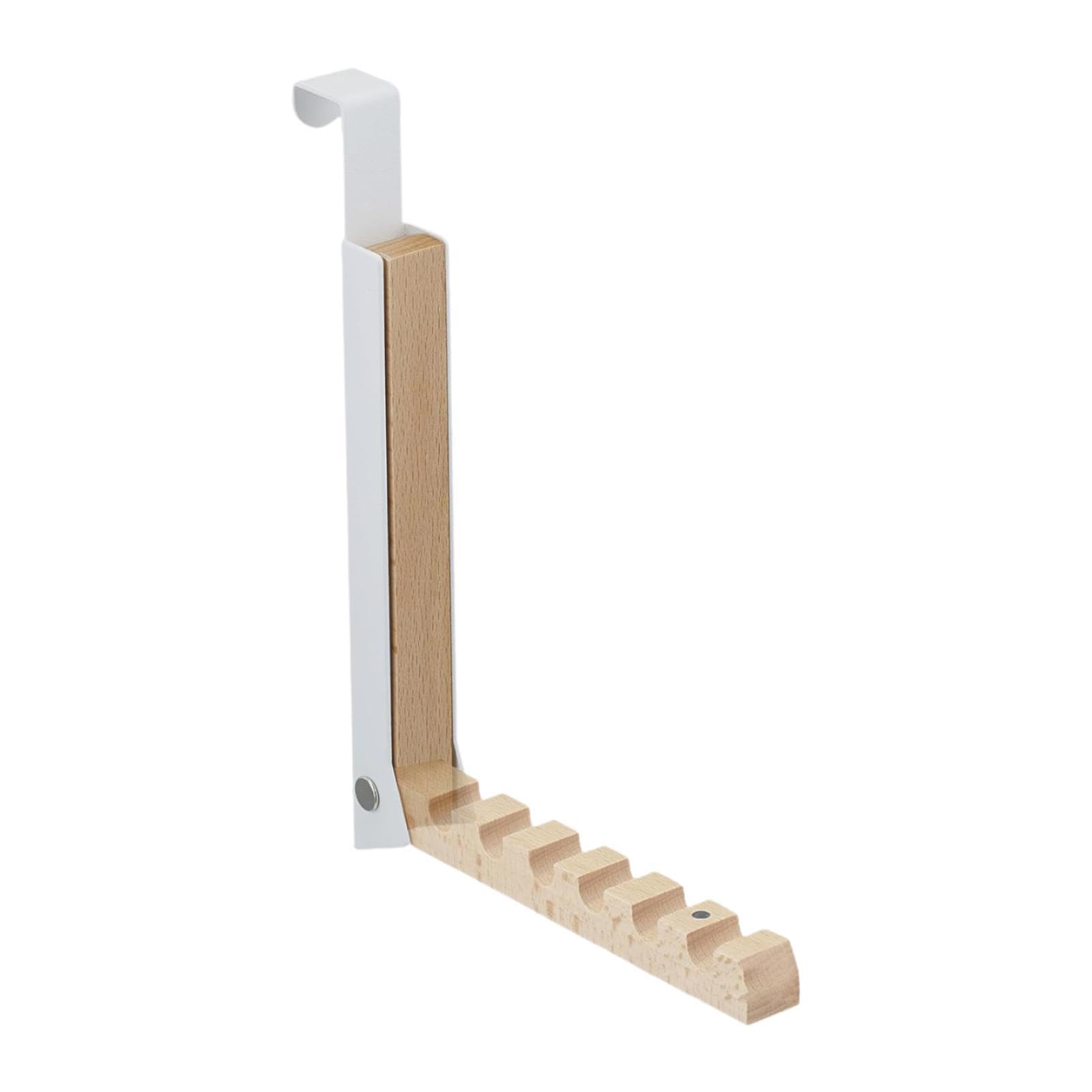 Cabideiro de Porta Dobrável para Roupas, Ideal para Pendurar e Secar Roupas, Ideal para Banheiro e Quarto, Branco