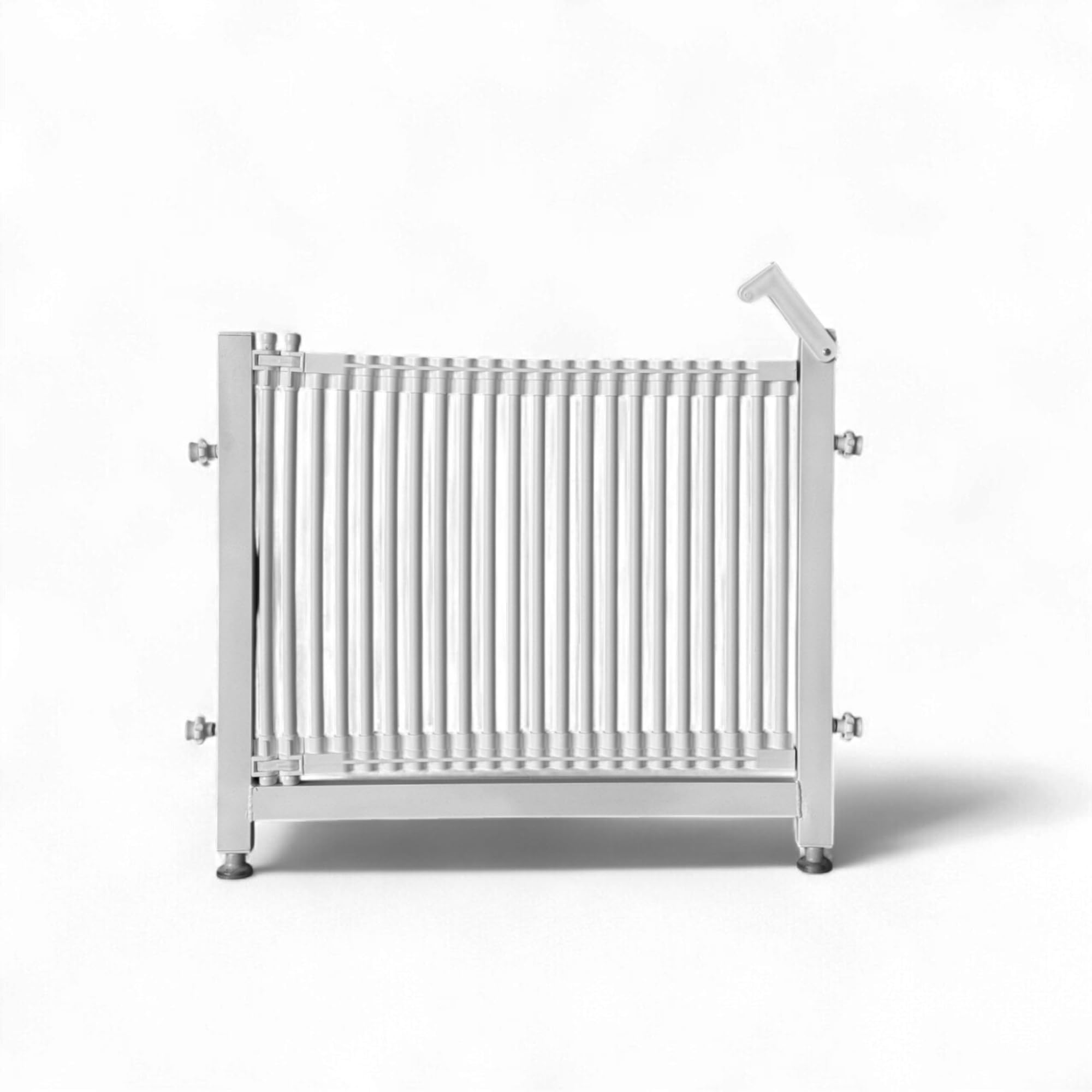 Portão de Segurança 80cm Altura para Criança e Pet Ajustável 77cm a 83cm 87cm a 93cm 97cm a 103cm com Manípulo e Ventosas cores Variadas Proteção Forte Sem Furar (Branco, 0,87cm à 0,93cm)