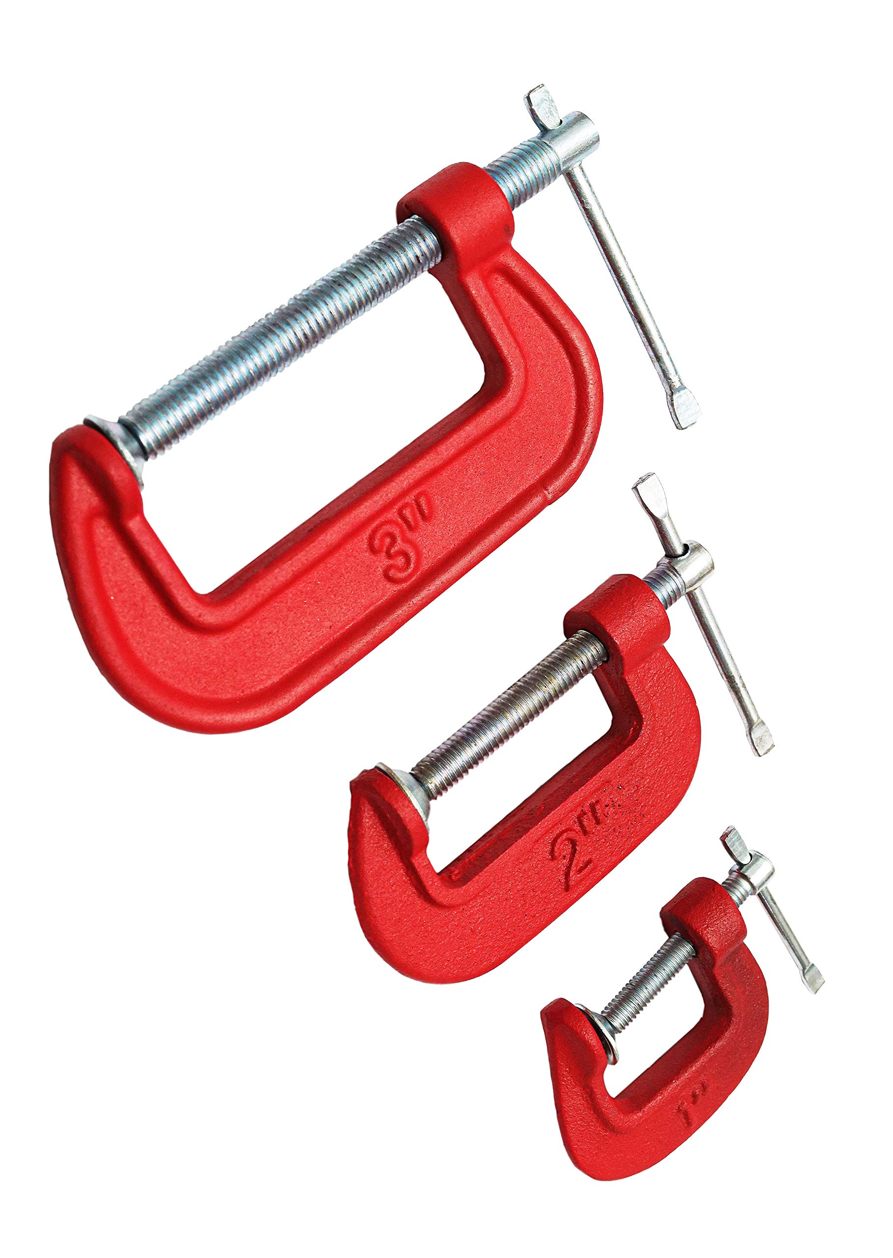 Jogo 3Pcs Grampo Sargento C 1"2"3"