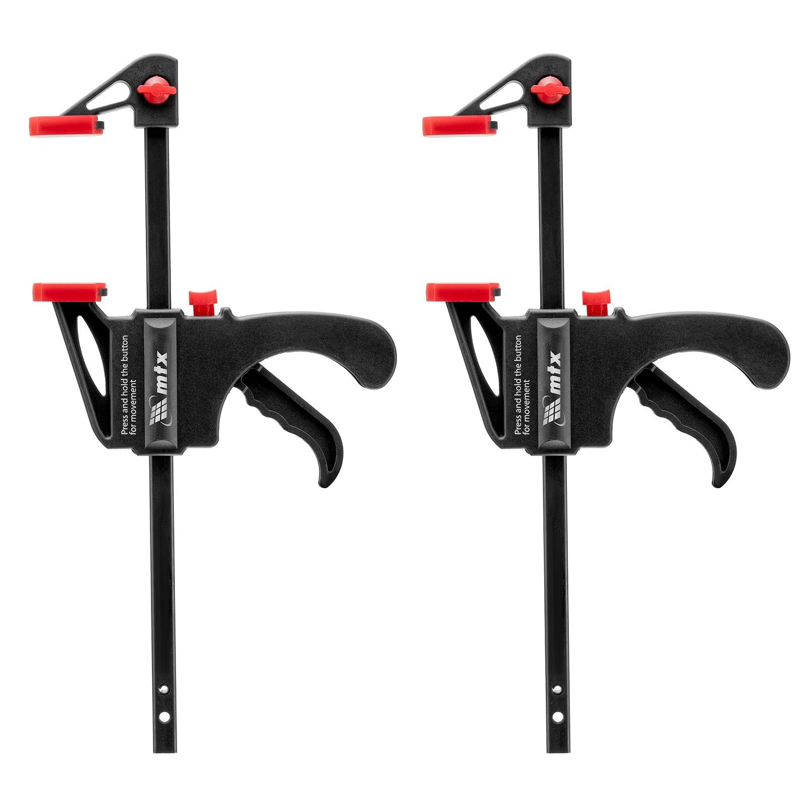 Kit 2 Grampo Sargento Universal Tipo F Aperto Rápido 150x45mm