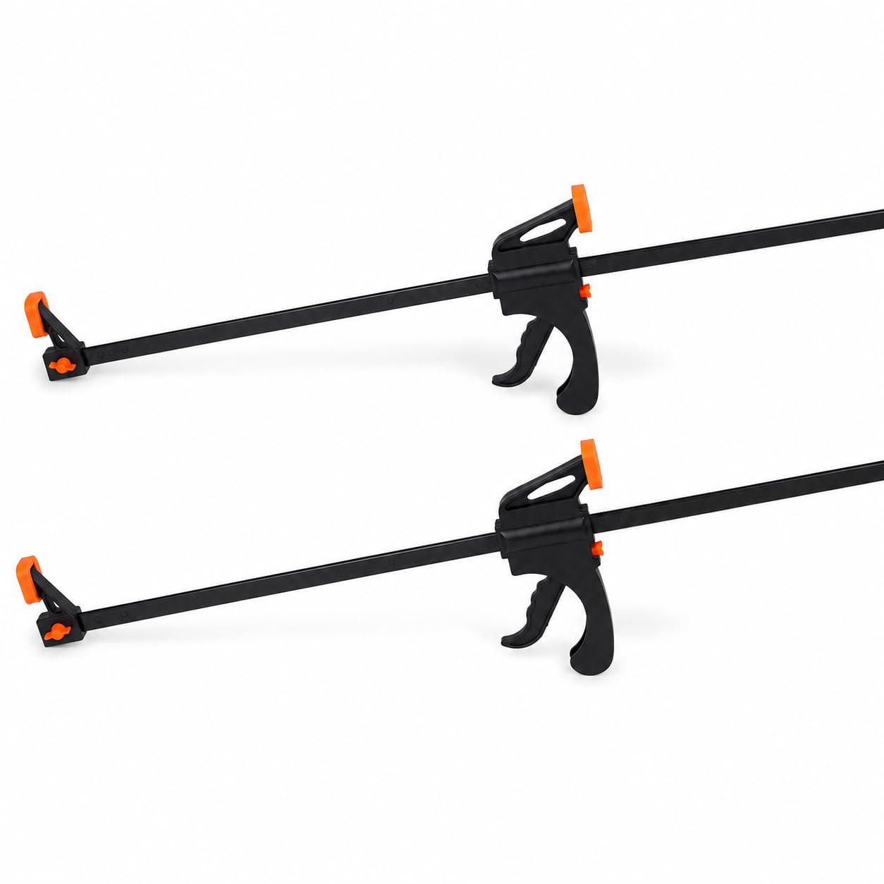 Kit 2 Grampo Sargento Aperto Rápido Ômega 900mm 36 Pol. Marcenaria | KIT COM 2 UNIDADES: Ideal para trabalhos que exigem fixação dupla e simétrica