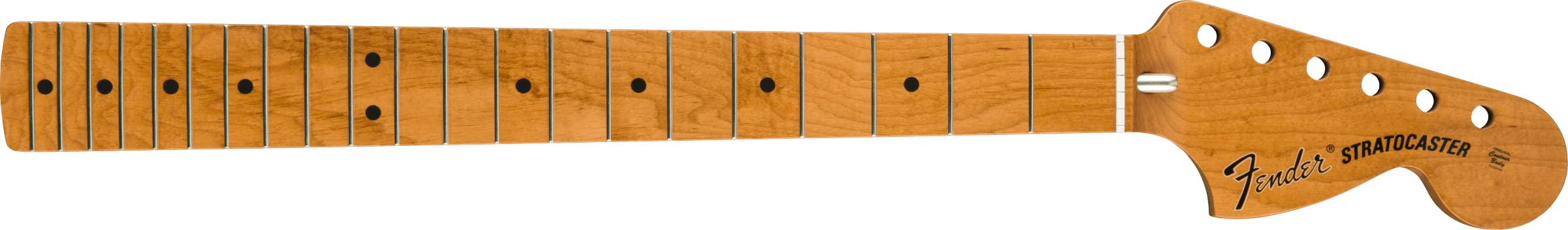 Fender Musical Instruments Corp. Fender Roasted Maple Vintera Mod '70 Stratocaster, 21 trastes jumbo médios, 24 cm, pescoço de guitarra elétrica em forma de C (999742920)