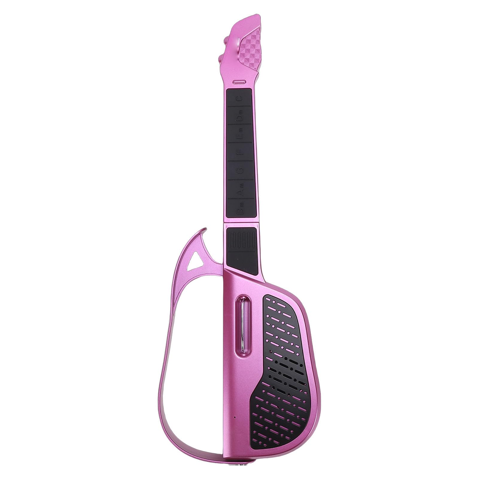 Asixxsix Guitarra inteligente sem cordas, dobrável, ideal para viagens e apresentações solo, com acordes sem cordas,fácil de tocar, para crianças, adolescentes e adultos iniciantes. (PURPLE)