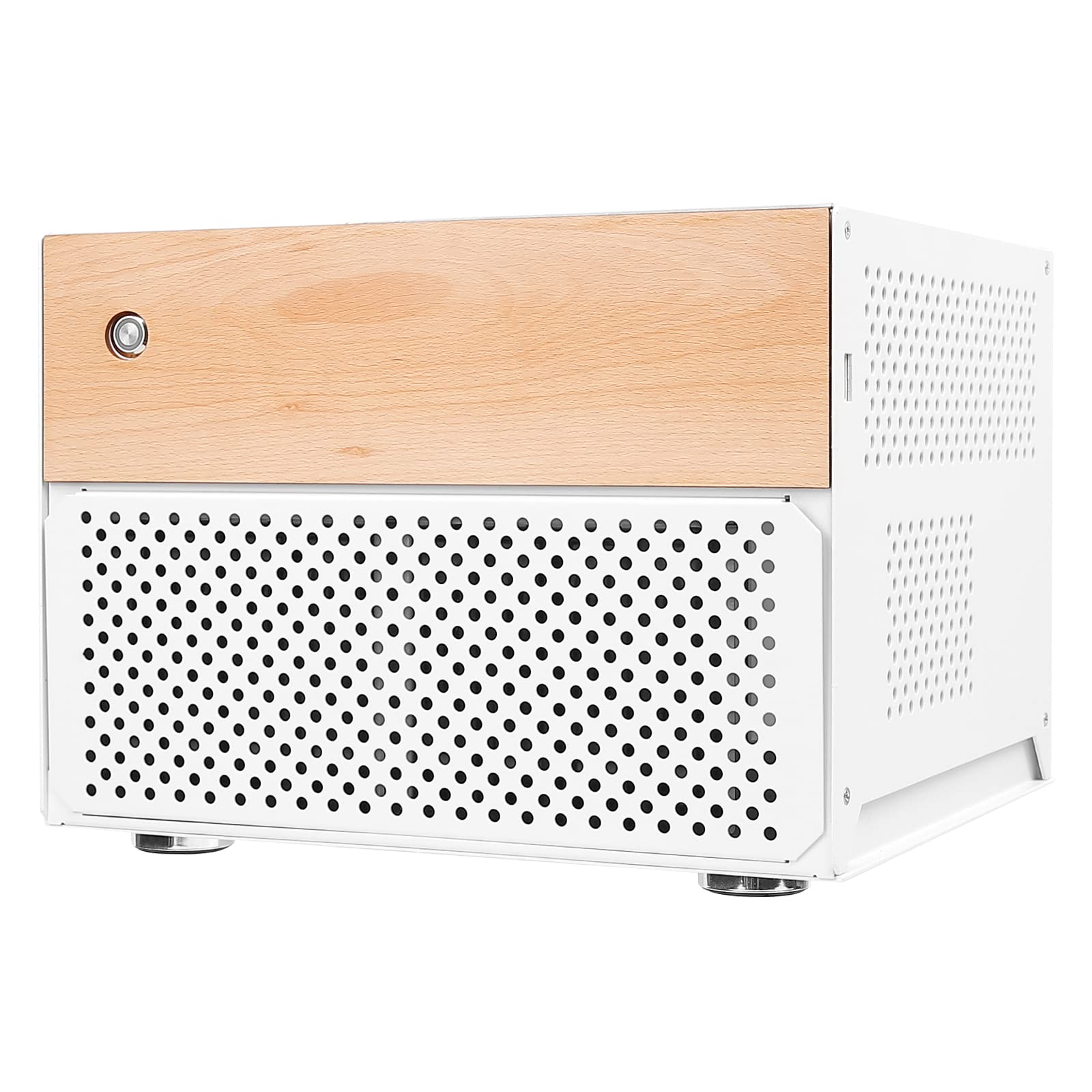 Chassi NAS de 8 compartimentos, armazenamento conectado à rede de computadores, suporta HDD de 8 x 8,9 cm + bandeja SSD de 2 x 2,5 polegadas, compatível MATX/uATX/ITX, nuvem privada pessoal