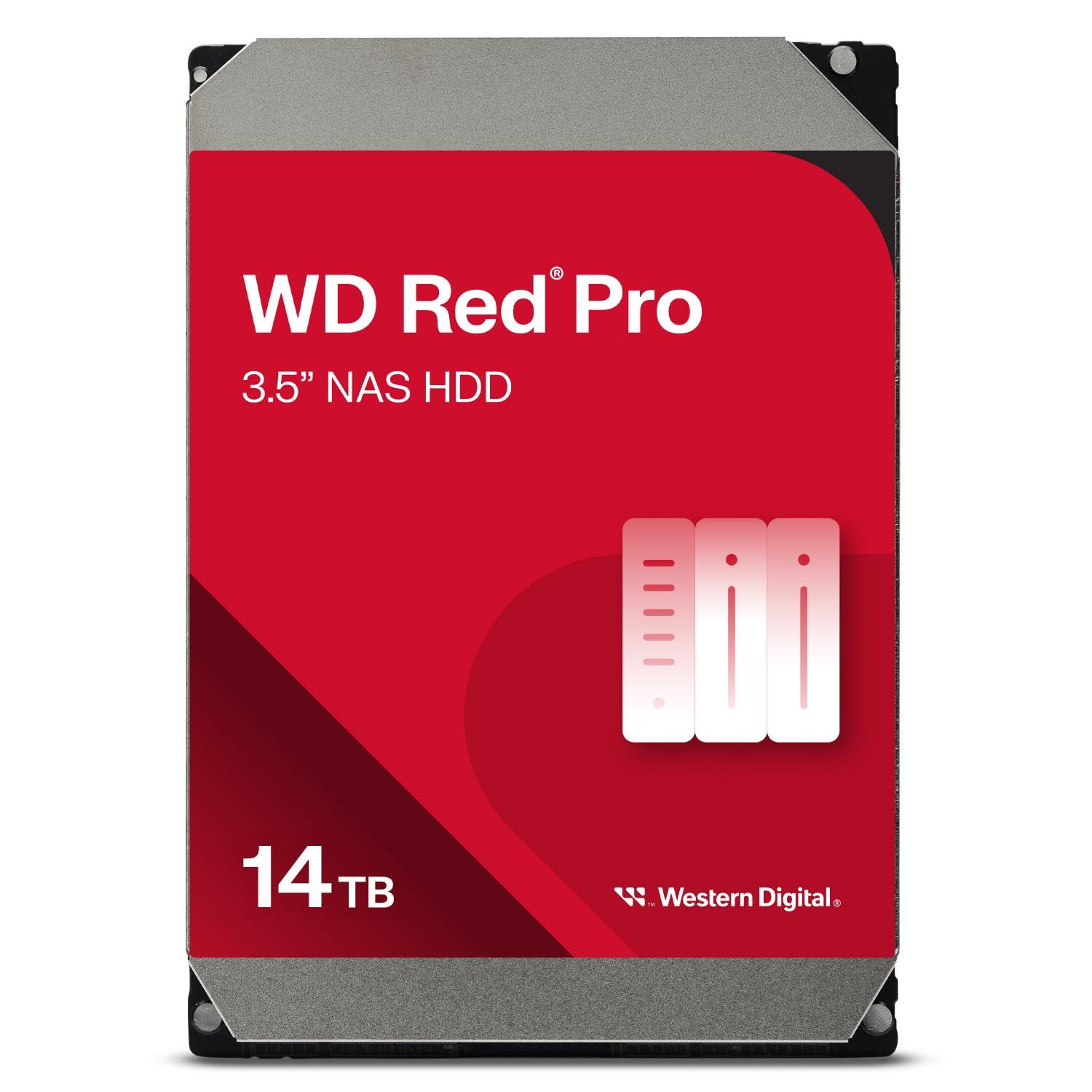 HDD WD RED PRO 14 TB NAS PARA SERVIDOR 24X7 - WD142KFGX