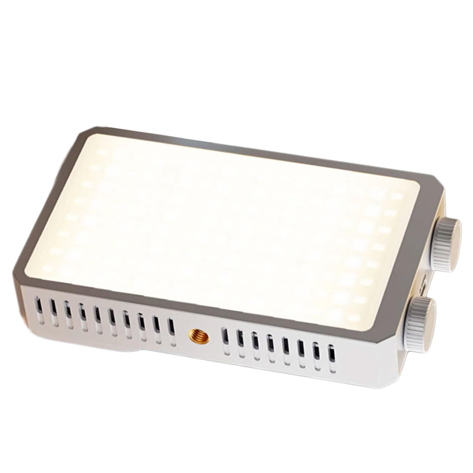 Luz do criador de conteúdo, painel LED portátil de 40 W alimentação USB, caixa ABS, montagem roscada de 1/4 de polegada, controle de iluminação ajustável para cenas de, streaming de luz de ao